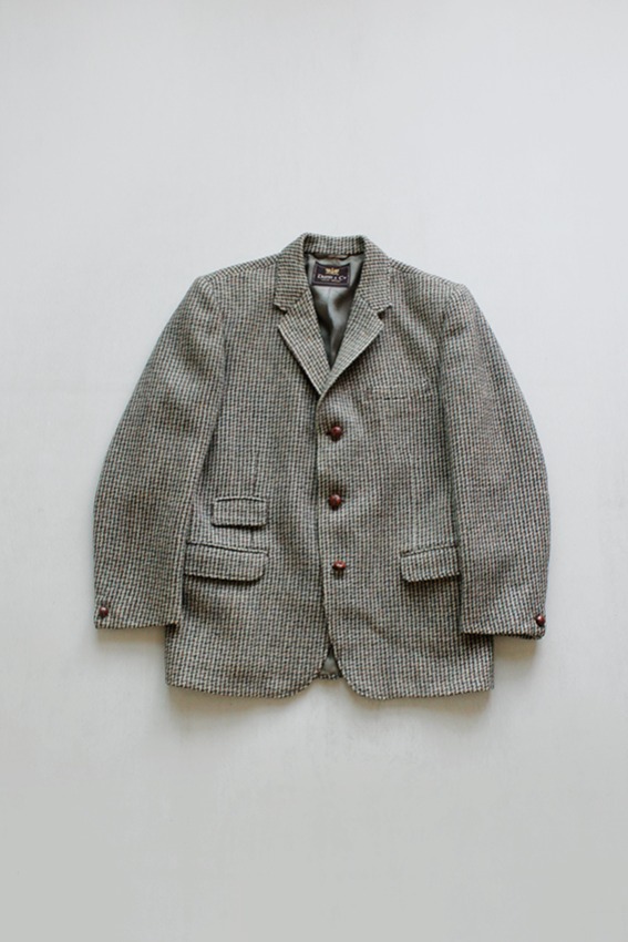 60s Harris Tweed Wool Tweed Jacket (100)