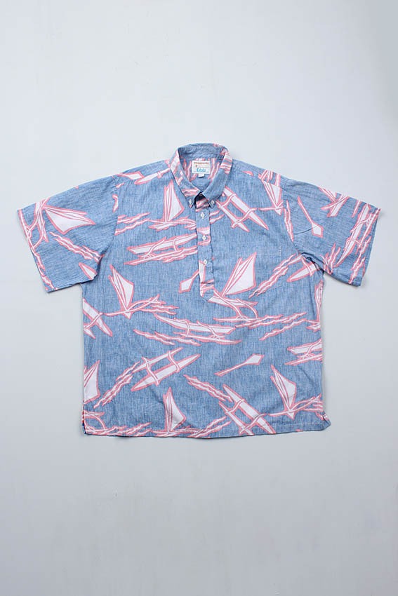 70s &#039;KAHALA&#039; Pullover Hawaiian Shirts (XXL)