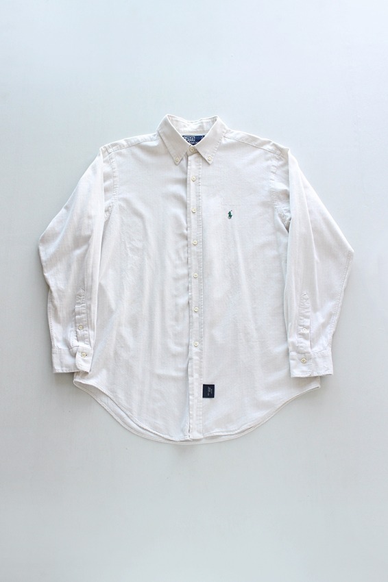 80&#039;s Polo Ralph Lauren Madras Shirt (L)