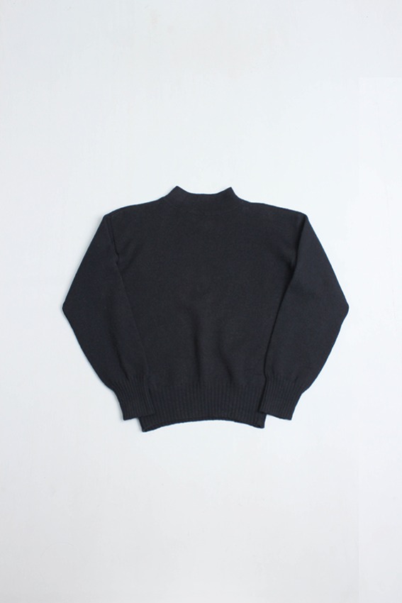 70&#039;s USN Blue Turtleneck Sweater (M 40-42)