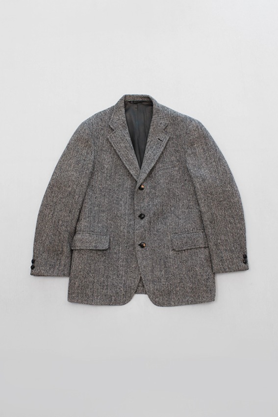 80&#039;s Harris Tweed Wool Tweed Jacket
