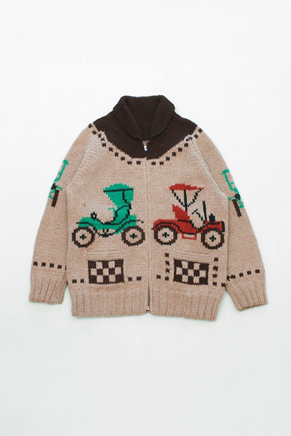 60s Canadian Cowichan Wool Sweater (105)