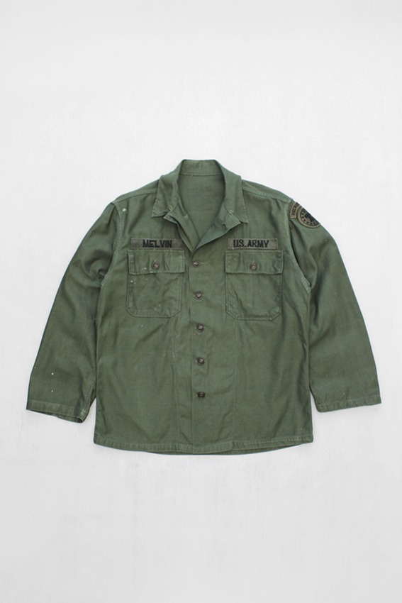 50s U.S Army M-1947 og-107 Fatigue Shirt (M)
