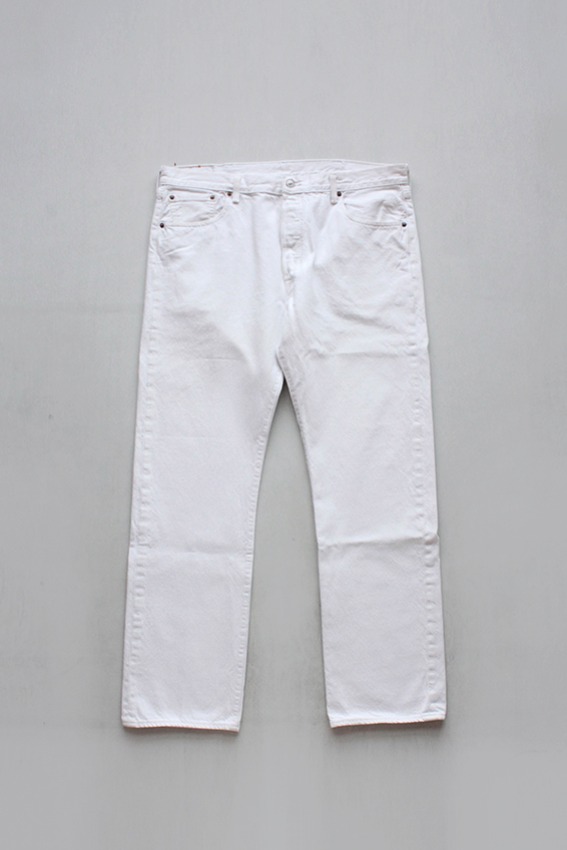 Levis 501 White Denim Pants (38x32)