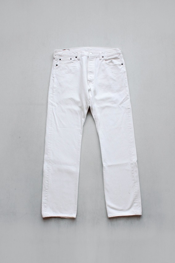 Levis 501 White Denim Pants (34x32)
