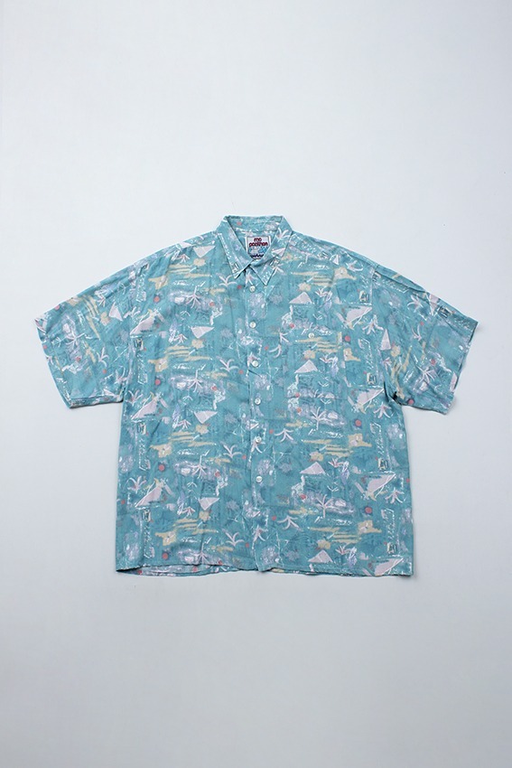 Vintage &#039;MC Panthon&#039; Rayon Hawaiian Shirts (XL)