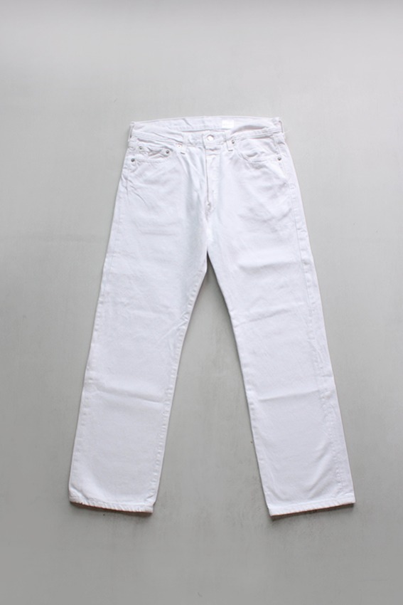 vintage Levis 501 White Denim Pants (33x30)