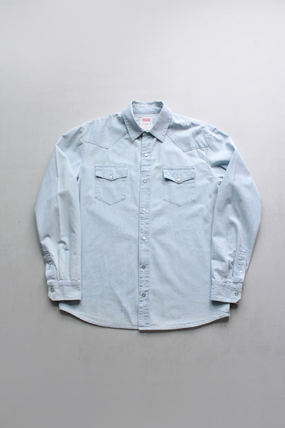 90s Levis Chambray Western Shirts (L)