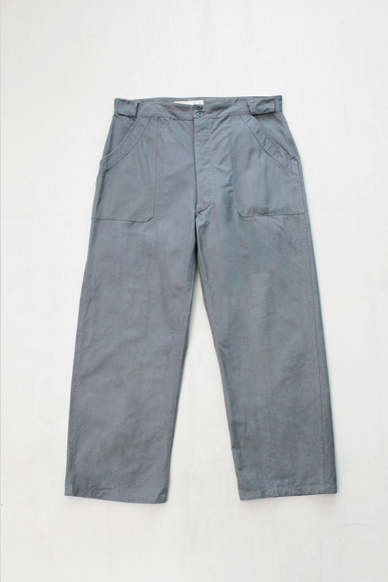 [Deadstock] 60s French Poplin Cotton Work Pants (W36)