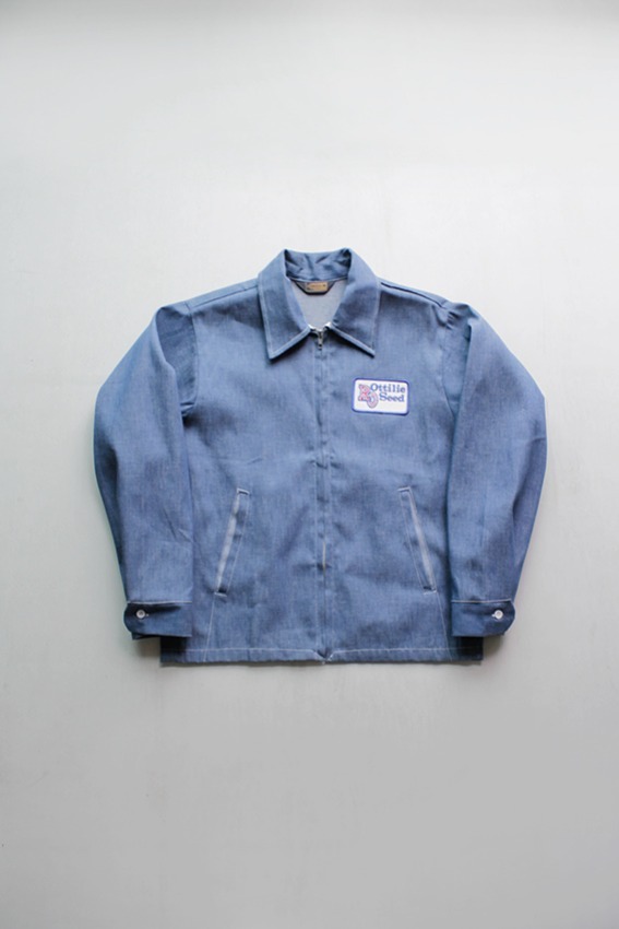 [Deadstock] 60s K-BRAND Chambray Work Jacket (M)