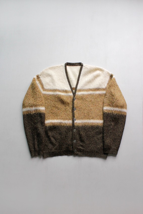 40s Original Mohair Knit Cardigan (XL)