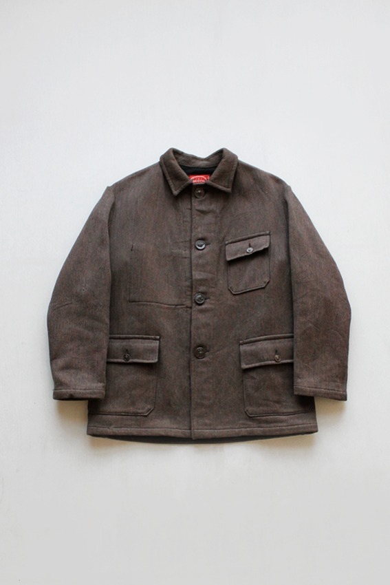 Pique Corduroy, Adolph Lafont 1950s French Hungting Jacket (100)