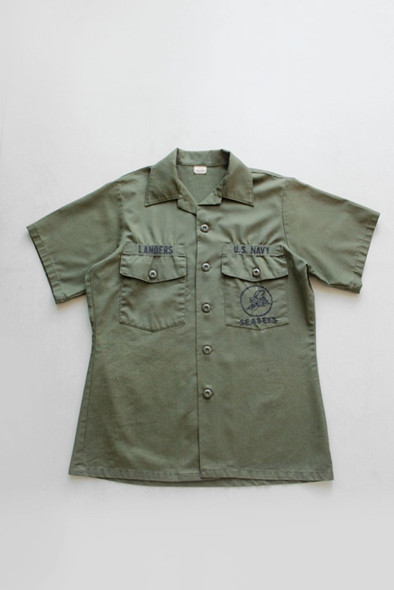 80s OG-507 Fatigue Shirt (15 1/2 x 33)
