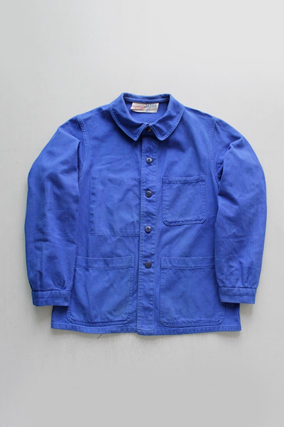 60s French Work Jacket, Royal Blue (95)