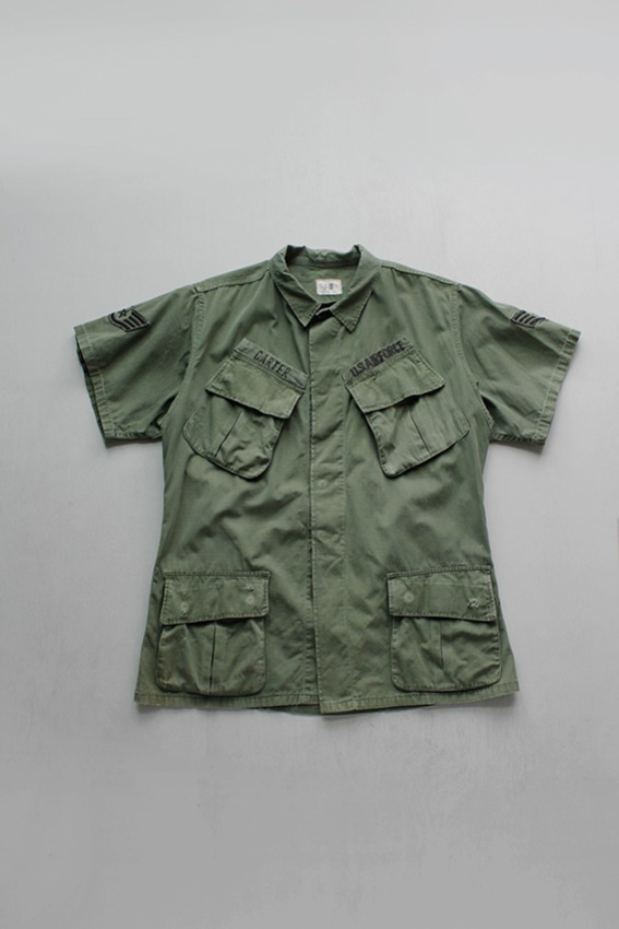 [4th Pattern] 1960s Jungle Fatigue Jacket, Short Sleeve (M-R)