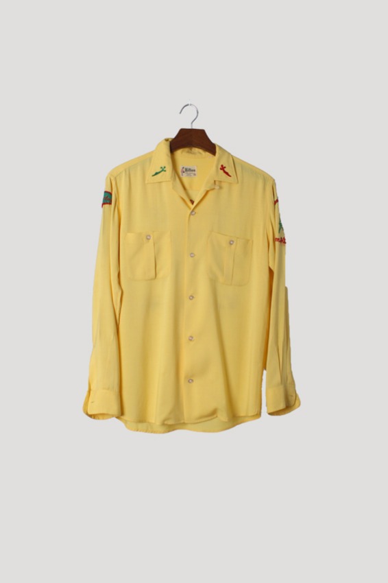 50s Rayon Bowling Shirt (95)