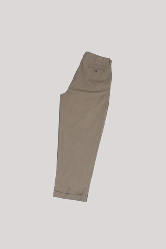 90s Ralph Lauren Two Tuck Cotton Trousers (35)