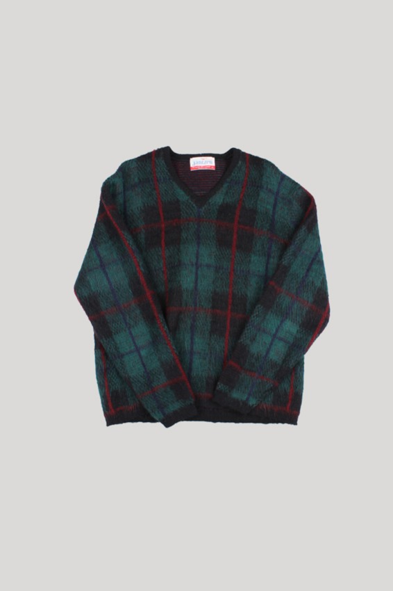 60s Jantzen Original Mohair Knit Sweater (XL)