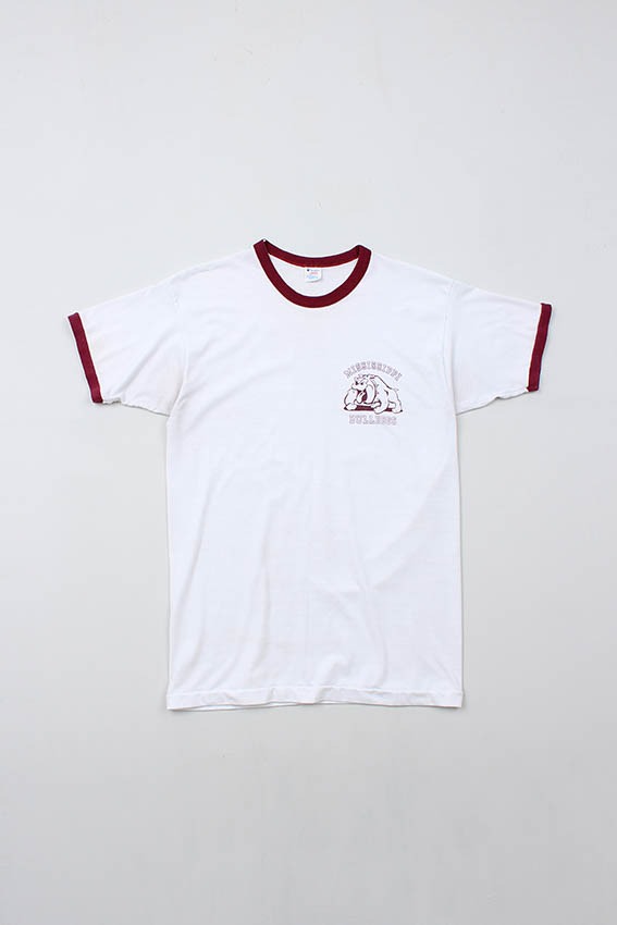 80s Vintage Champion 1/2 T-Shirt (L)