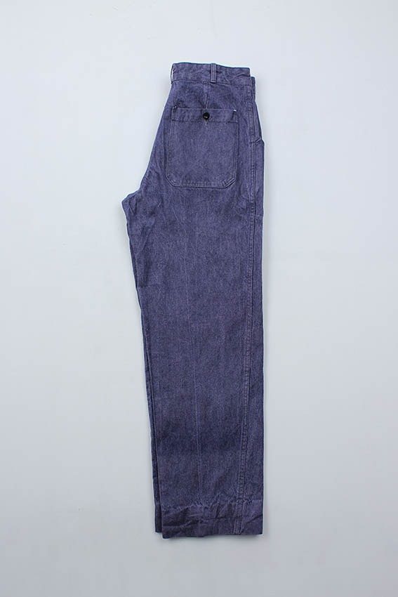 70s French Work Pants Cotton Twill (31~32)