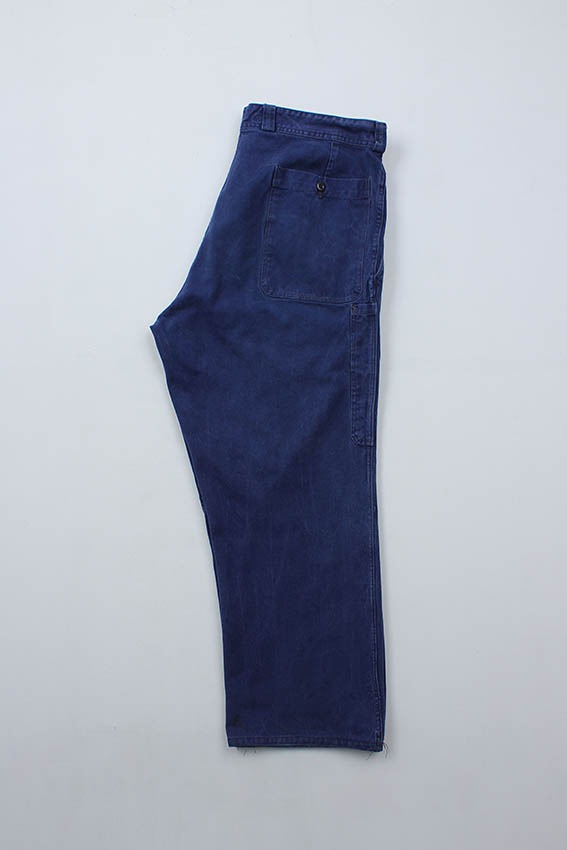 50s French Work Pants Cotton Twill (35~36)