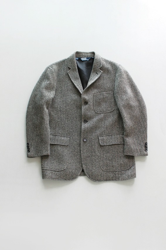 90&#039;s Polo Ralph Lauren Alpaca wool Tweed Jacket (L)
