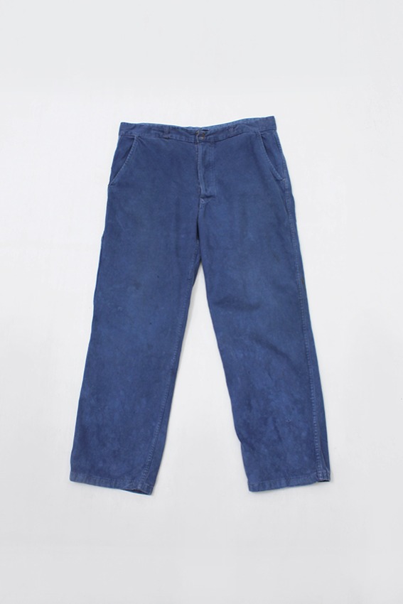 50s French Cotton Twill Work Pants (36&quot;)