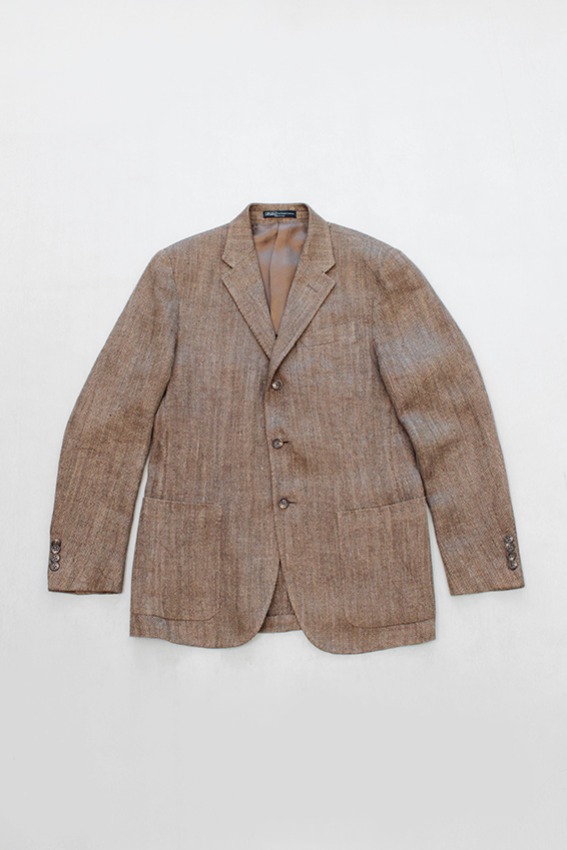 90&#039;s Polo Ralph Lauren Rayon Tweed Jacket (48R)