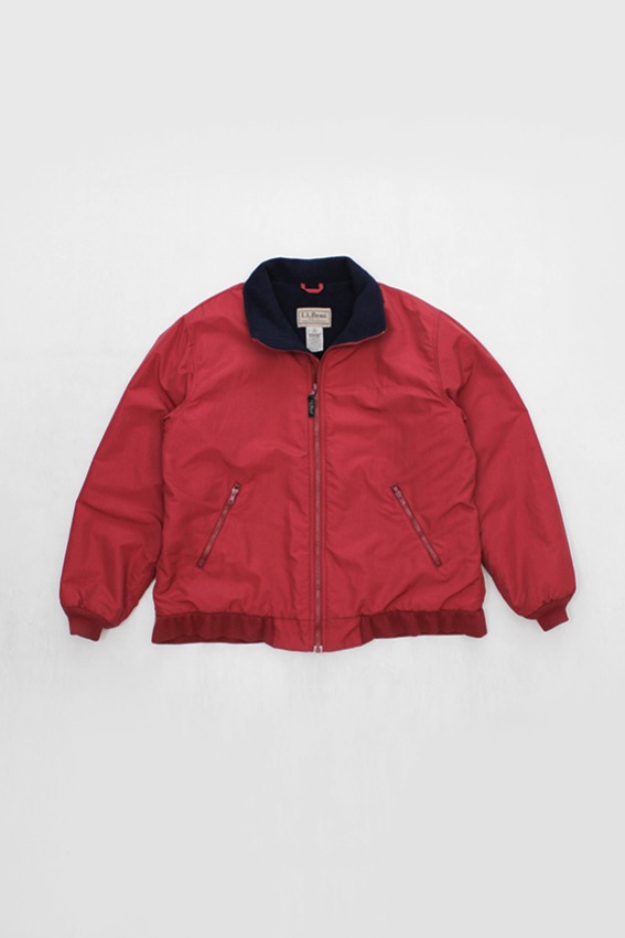 90s L.L.Bean Fleece Lined Warm-up Jacket  (L)