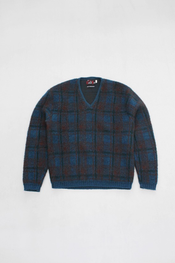 60s Vintage ShaggyDog Knit Sweater (L)
