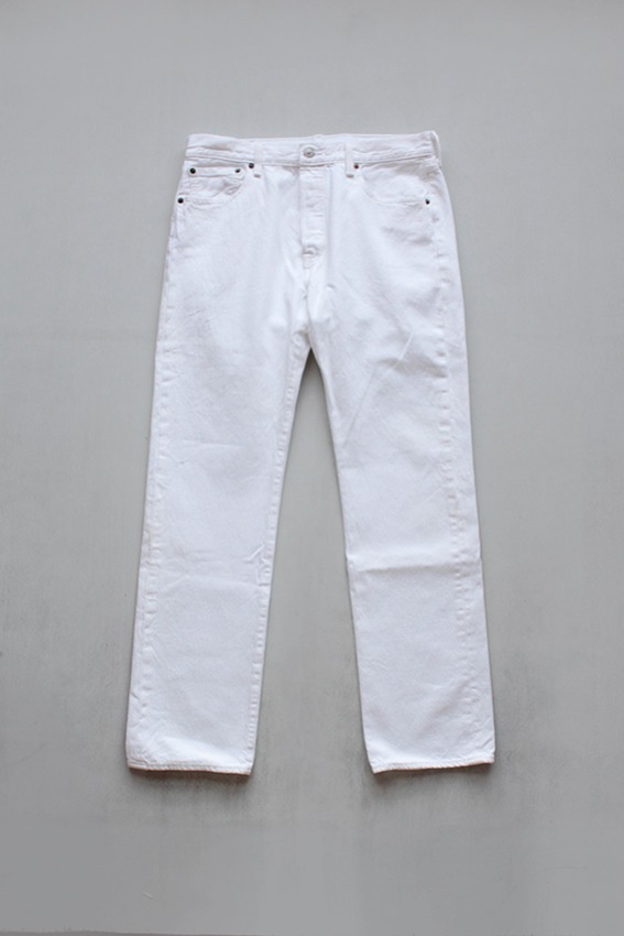 Levis 501 White Denim Pants (33x32)