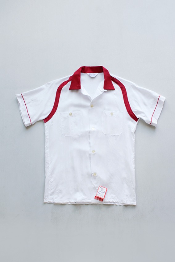 [Deadstock]  50&#039;s Rayon Bowling Shirt (S)