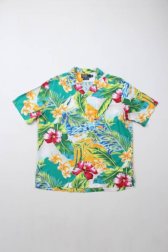 Polo Ralph Lauren Rayon Hawaiian Shirts (M)
