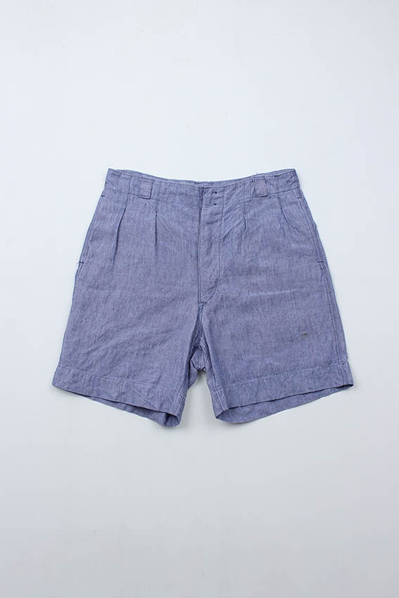 40s French Chambray Shorts (W34)