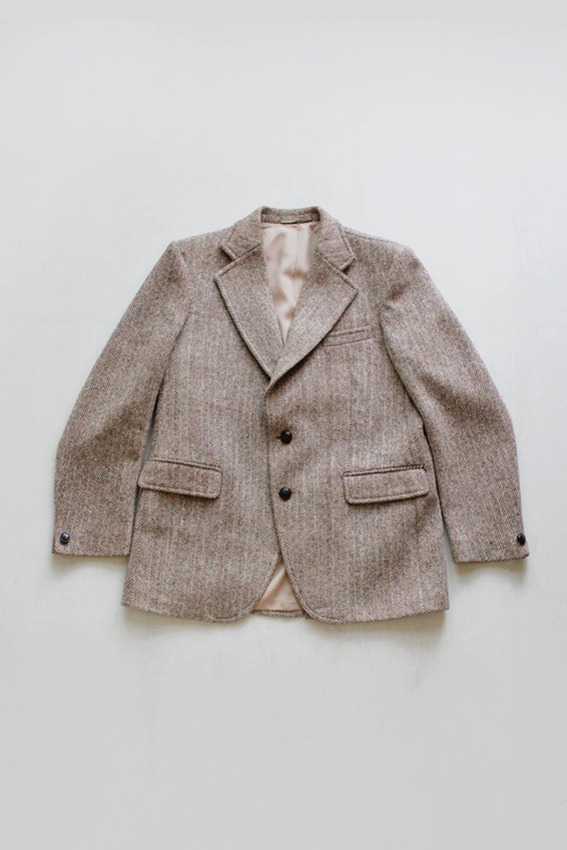 60s Harris Tweed Wool Tweed Jacket (105)