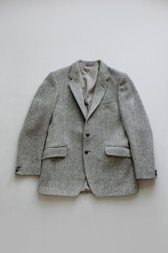90s Harris Tweed Wool Tweed Jacket (100)