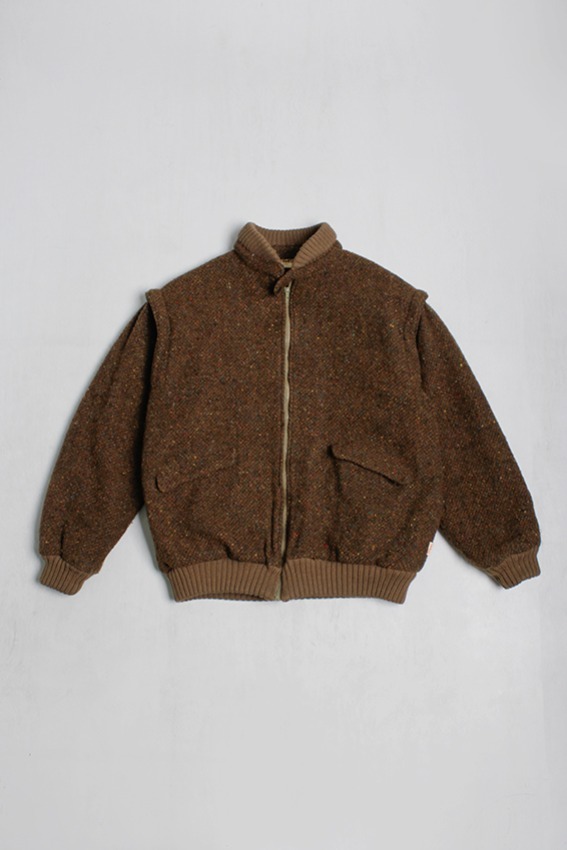 70s British Wool Blouson Jacket (105)