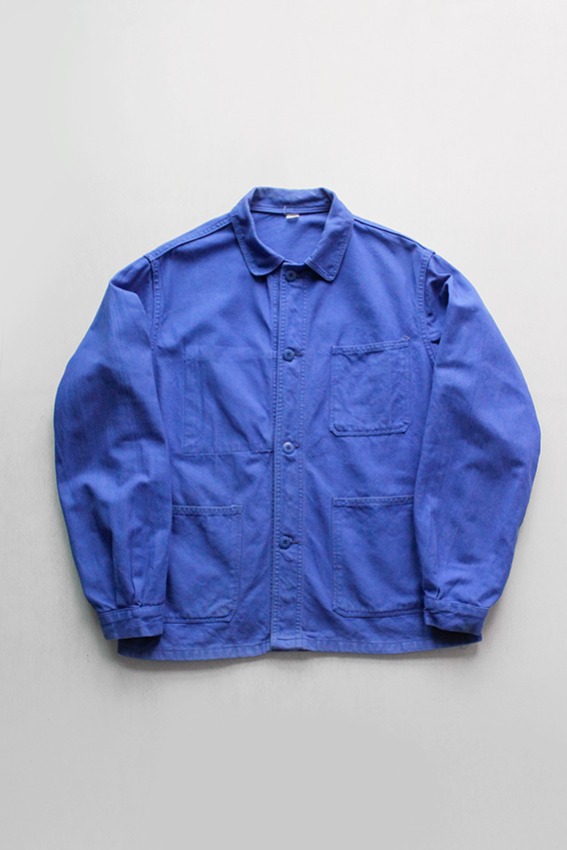 60s French Work Jacket, Royal Blue (105)