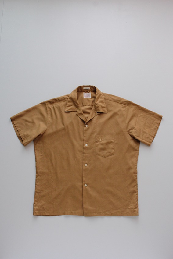 50s Pennys TOWNCRAFT Loop Collar Shirt (L)